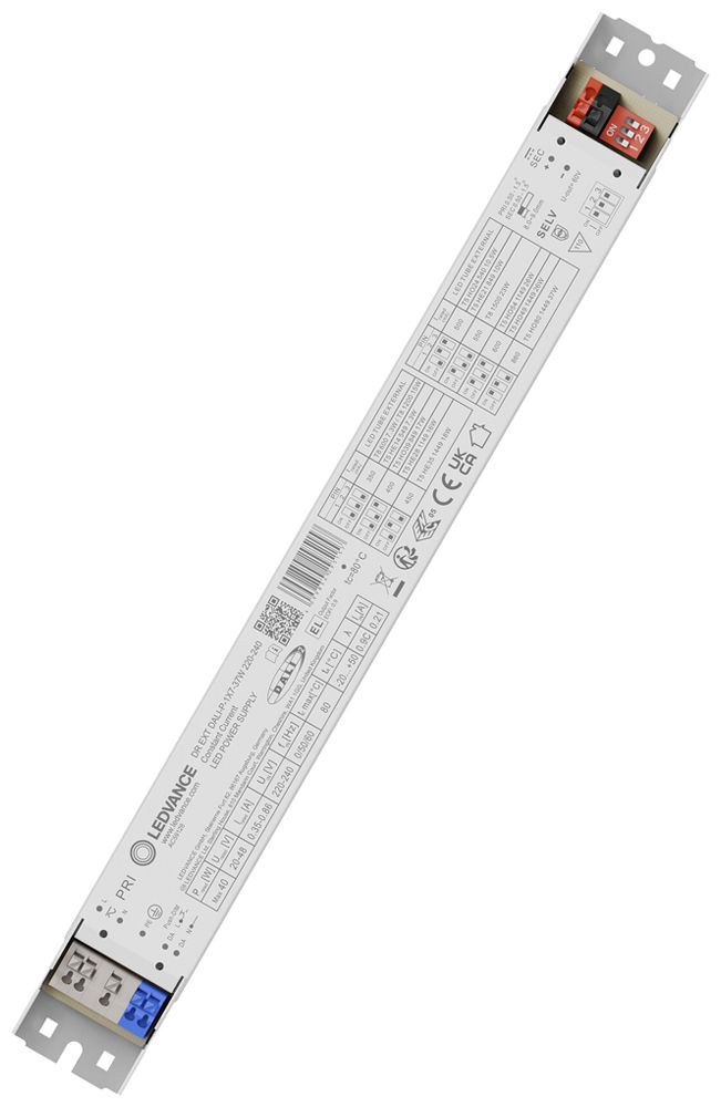 Alimentation LED LEDVANCE DR EXTERNAL 1×7…37W 20…48V 350…860mA DALI 284×31×21mm