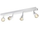 Plafonnier/applique SLV PURI QUAD CW GU10 4×50W 560×56×86mm blanc