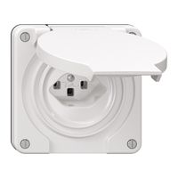 Steckdose NEVO N.CO, 1×T23, IP21, weiss