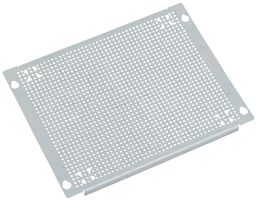 Montageplatte Media SE Prisma XS gelocht, 244×190mm