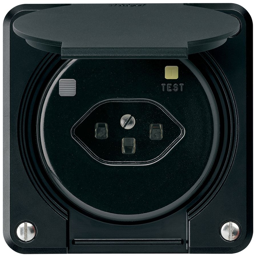 Prise FI ENC robusto C T23 30mA noir