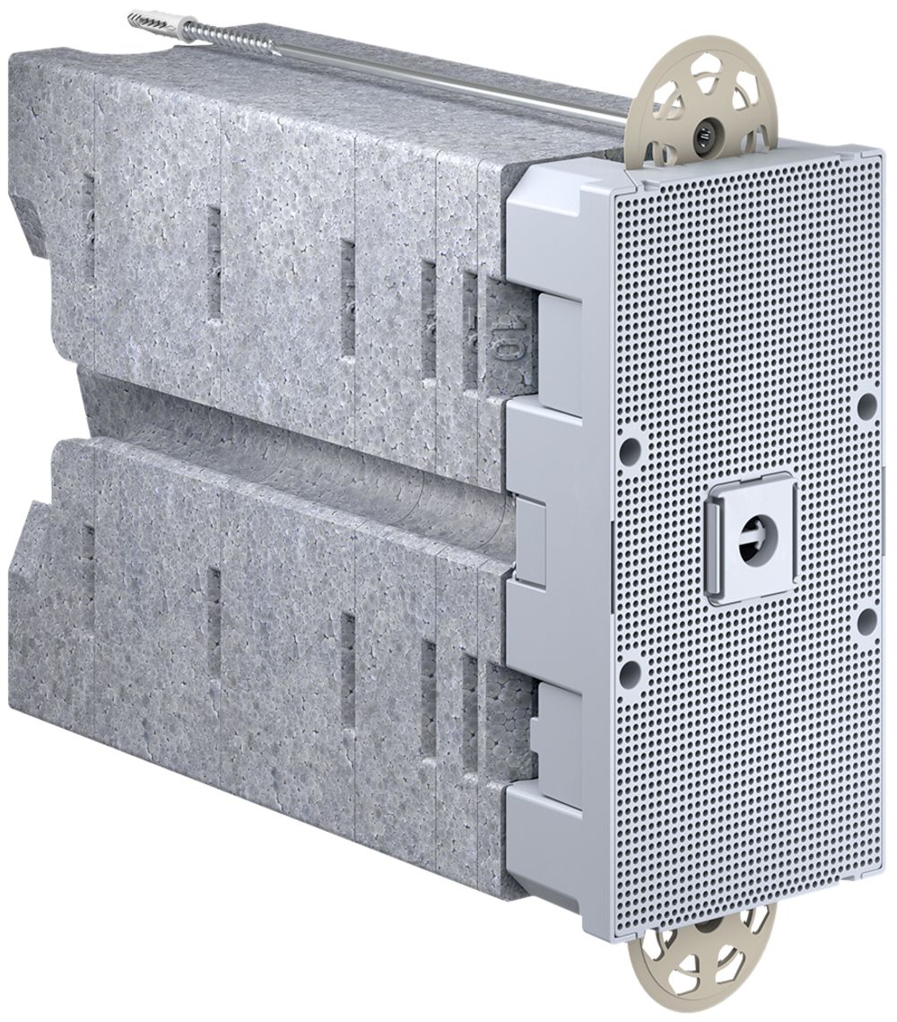 Supporto per apparecchi AGRO con placca d.montaggio p.facciate isolate 240…310mm