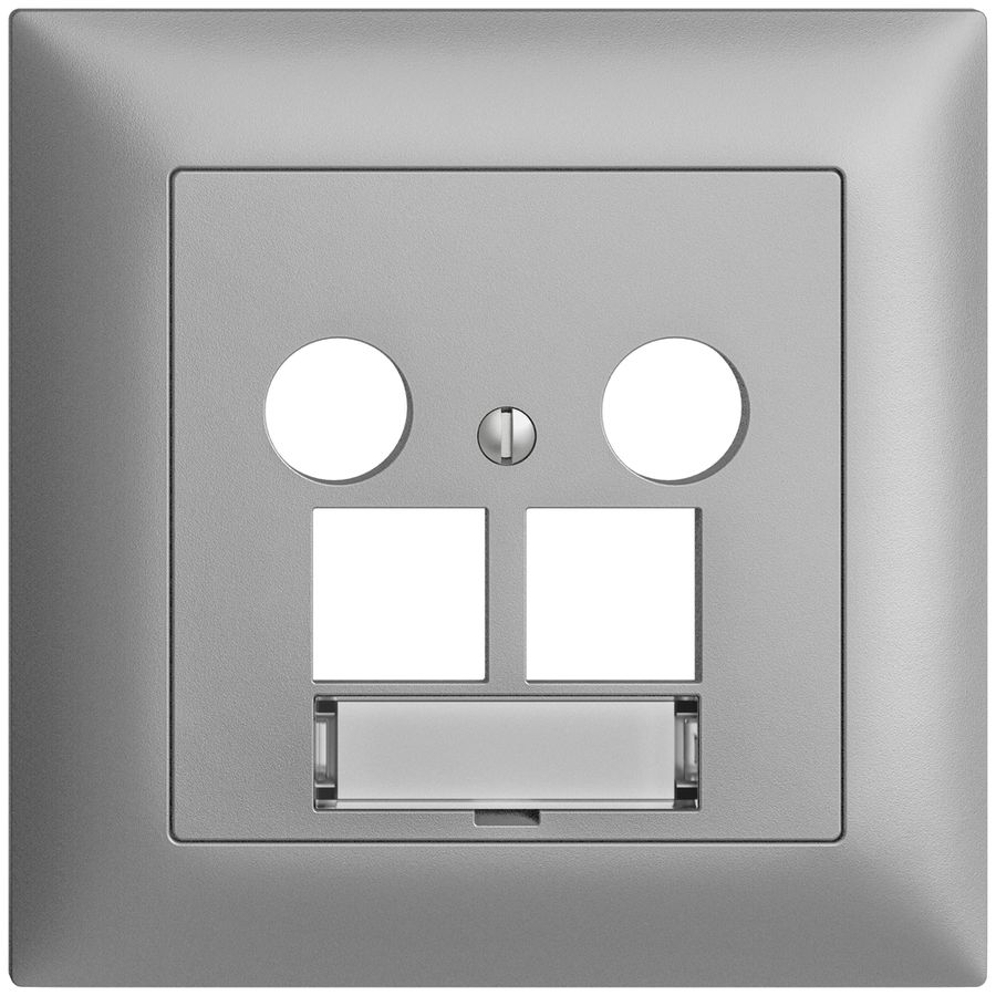 Kit de recouvrement ENC Edue FMI, p.prise multimédia EASYNET, p.2×RJ45 S-One, si