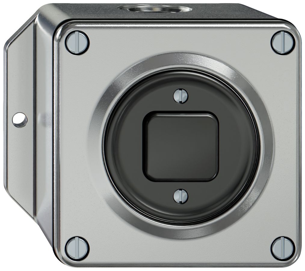 Pulsante AP ELEMENT 2P 2NC 2NO 16A 250V alluminio