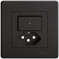 UP-Montageset EDIZIO.liv SNAPFIX® für Kombi.T13 m.1 Knopf bel.m.Frontlinse sz