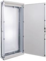 Schaltschrank Hager weber.mes C mit Blech-Türe 1000×2000×350mm hellgrau