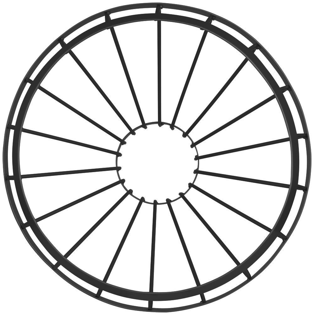 Paralume LDV Vintage 1906 PenduLum Cage, nero