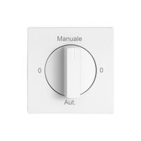 Montageset EDIZIO.liv SNAPFIX® f.Drehschalter m.Griff 0-Man-0-Auto (I) ws