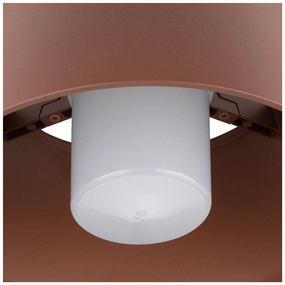 Deckenleuchte SLV PHOTONI CYL E27 1×13W IP65 Ø224×175mm Rost