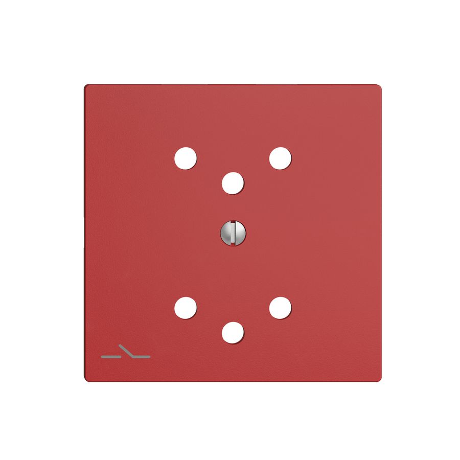 Frontplatte EDIZIOdue 2×T12 1×S berry mit Shutter