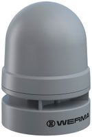 Sirène polyphonique WERMA Mini Sounder, continu/pulsé, 24VAC/DC, gris