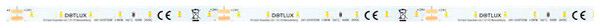 LED-Streifen DOTLUX 24W 8mm 4000K IP20 Rolle 5m Anschlusskabel einseitig 15 cm