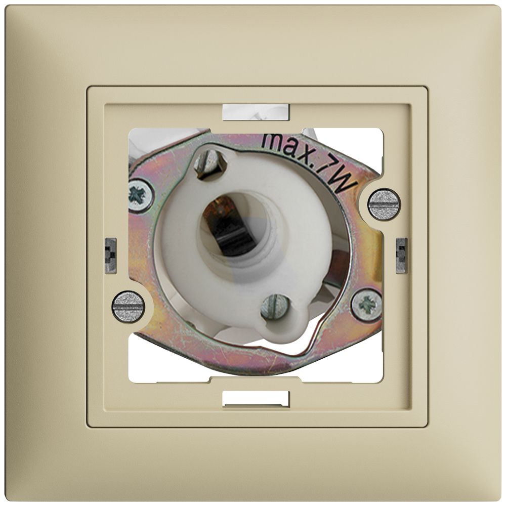 Lampada spia INC EDIZIOdue vanille, 7W senza calotta piatta