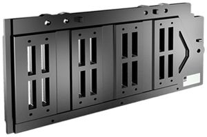 Supporto per binario Rittal SV 9686.040 4P 80mm per E-Cu 10×50mm 2pz