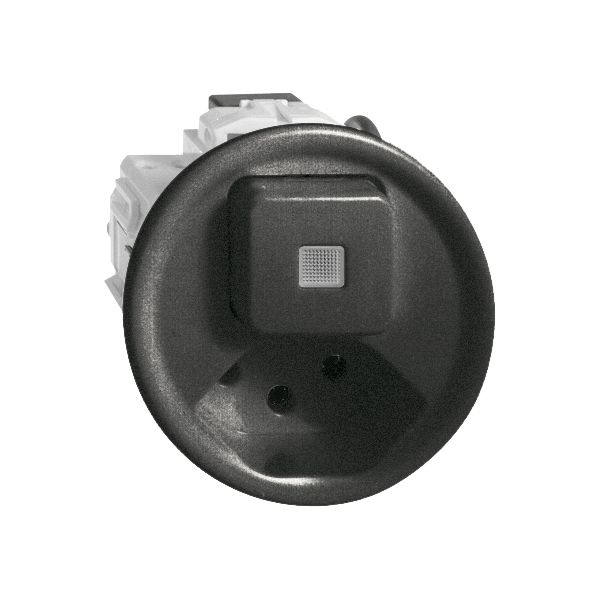 Leuchtkombination LS 3/1L+T13 schwarz FH mit Linse, LED gelb