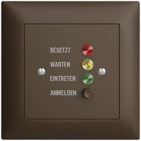 UP-Türstation für Rufleuchte deutsch, EDIZIOdue coffee