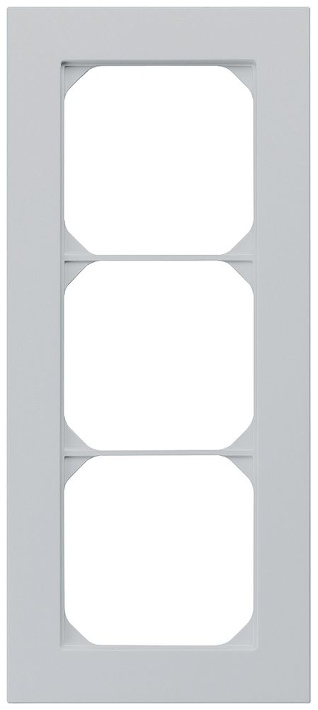 UP-Abdeckrahmen kallysto.pro 3×1 hellgrau 94×214mm