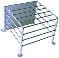 Griglia di protezione Hugentobler tipo 960 con occhielli, zincato