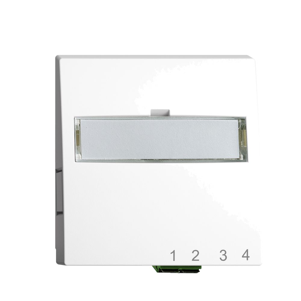 UP-Anschlussdose FTTH EDIZIOdue FH 1×LC APC Duplex F weiss