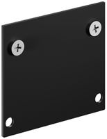 Endkappe Sylvania Lytespan 46×40×1mm Kunststoff schwarz