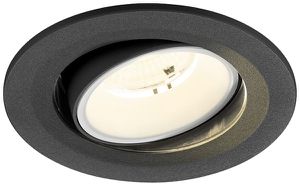 Downlight LED SLV NUMINOS MOVE S 6.7W 1050lm 4000K WB DALI Ø100×63.5 noir/blanc
