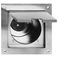 Prise INC FH T25 grd.III noir/laiton nick. bornes enf.