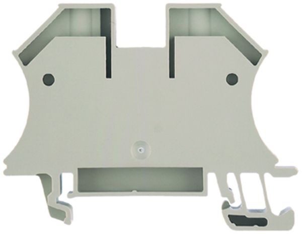 Borne de passage Weidmüller WDU 16N connexion à vis 16mm² TS35 beige