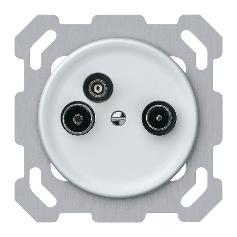 UP-Antennendose TV-R-Daten origin Stichdose 4dB weiss