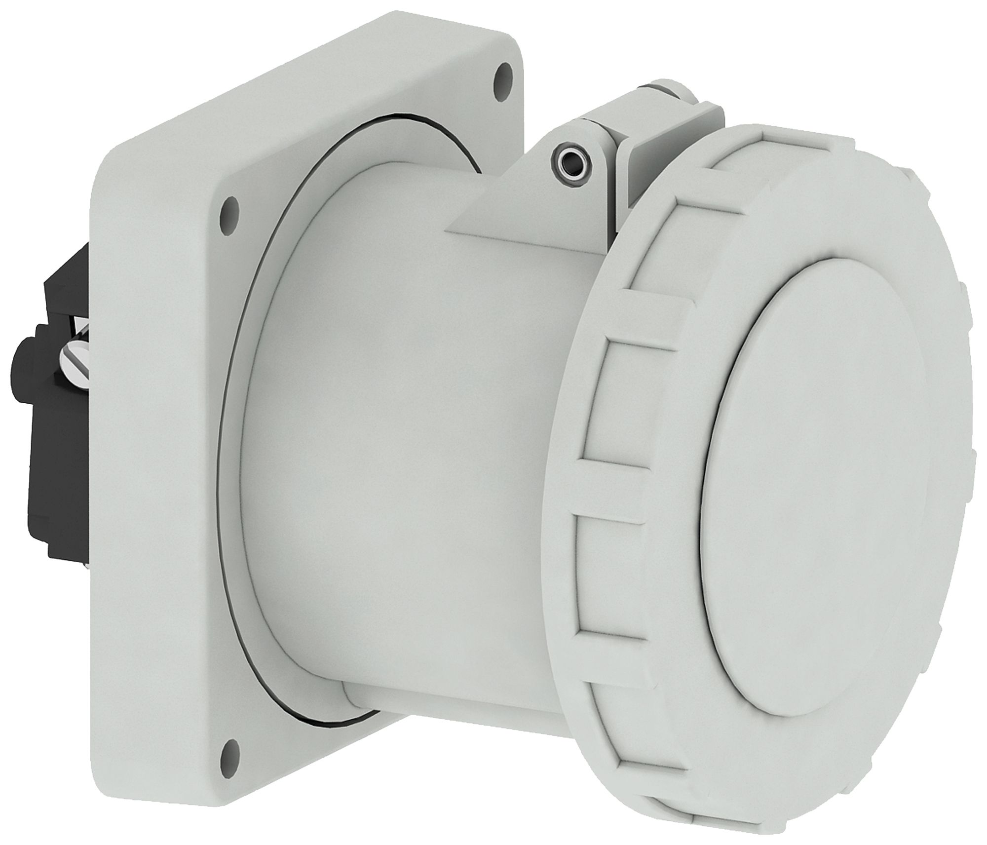 EB-Steckdose Bals CEE Q-C TE 125A 5P >50V 1h IP67 Ni 120×120mm