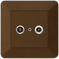 Prise antenne ENC kallysto.trend R/TV 23dB 2GHz brun