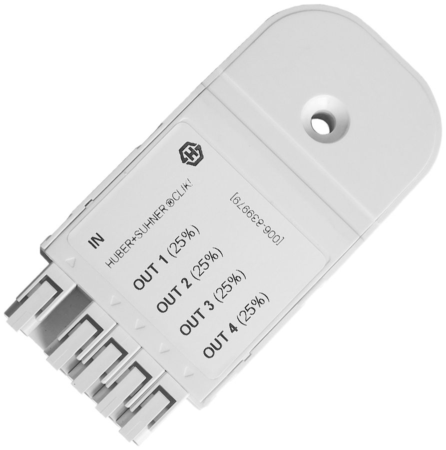 Répartiteur optique WISI LD042525 4 sorties 25%/25%/25%/25%