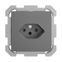 UP-Steckdose EDIZIOdue T13 dunkelgrau