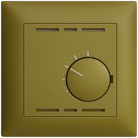 UP-Raumthermostat EDIZIOdue olive ohne Schalter