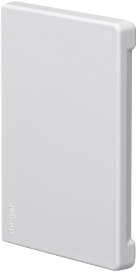 Piastra terminale tehalit BRA 65100, bianco traffico