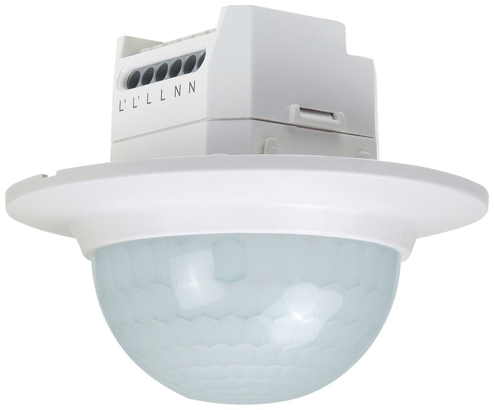 Détecteur de présence ENC Swiss Garde 360 Master RA 30m, blanc