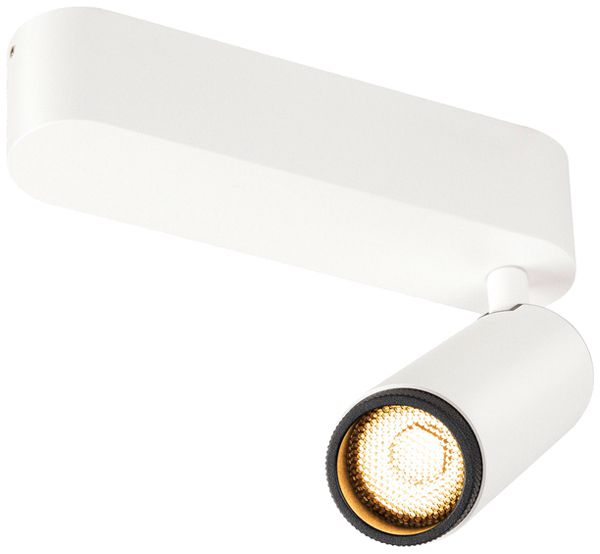 Spot LED SLV GRIP SPOT M 14W 1540lm 3000K WB VAR 183×147×106mm blanc