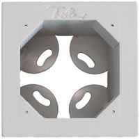 AP-Rahmen Feller EDIZIOdue 1×1 Hartholz lackiert für UP-Kombination SNAPFIX® ws