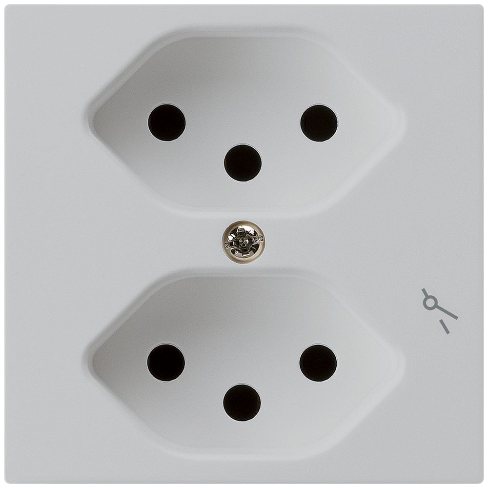 Presa INC kallysto 2×T13/1 grigio chiaro