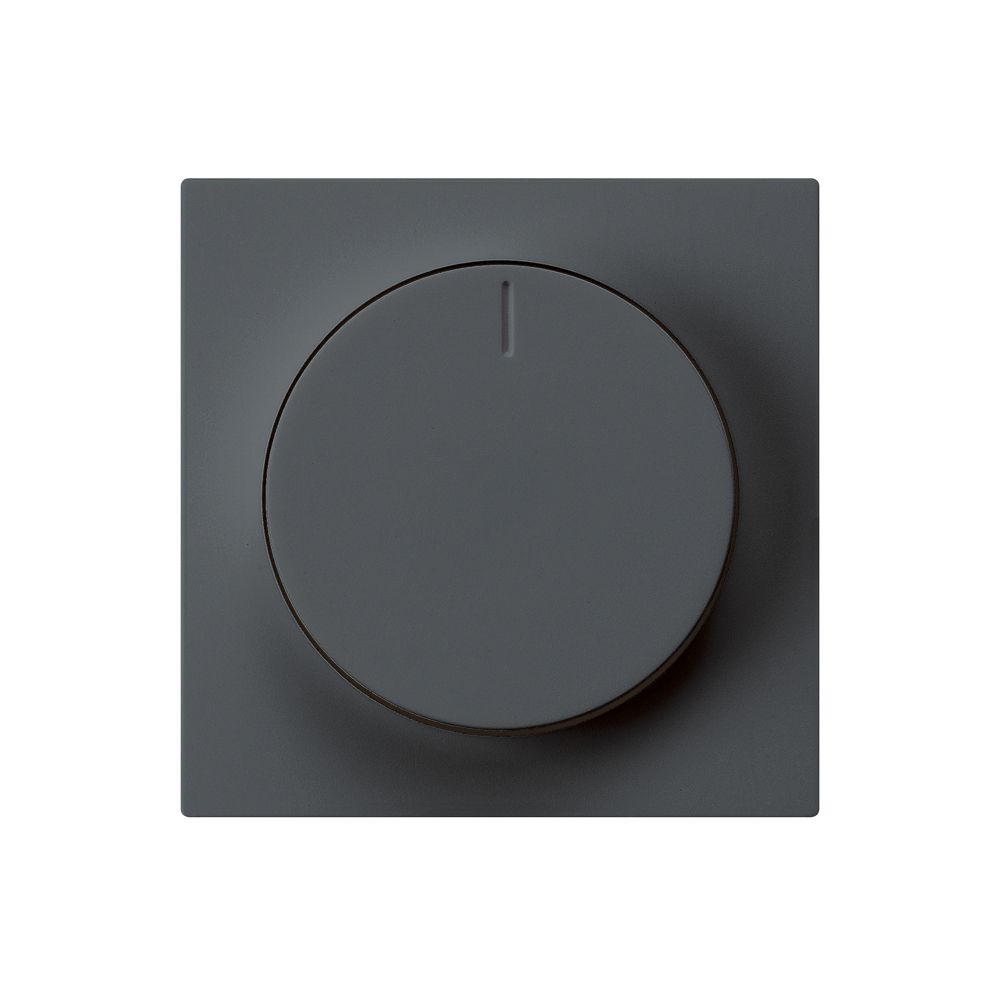 Frontset kallysto 60×60mm für Drehlichtregler anthrazit