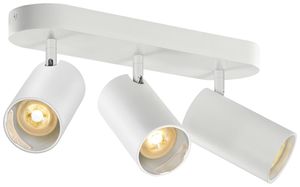 Spot SLV ASTO TUBE GU10 3×10W Ø70×125mm weiss