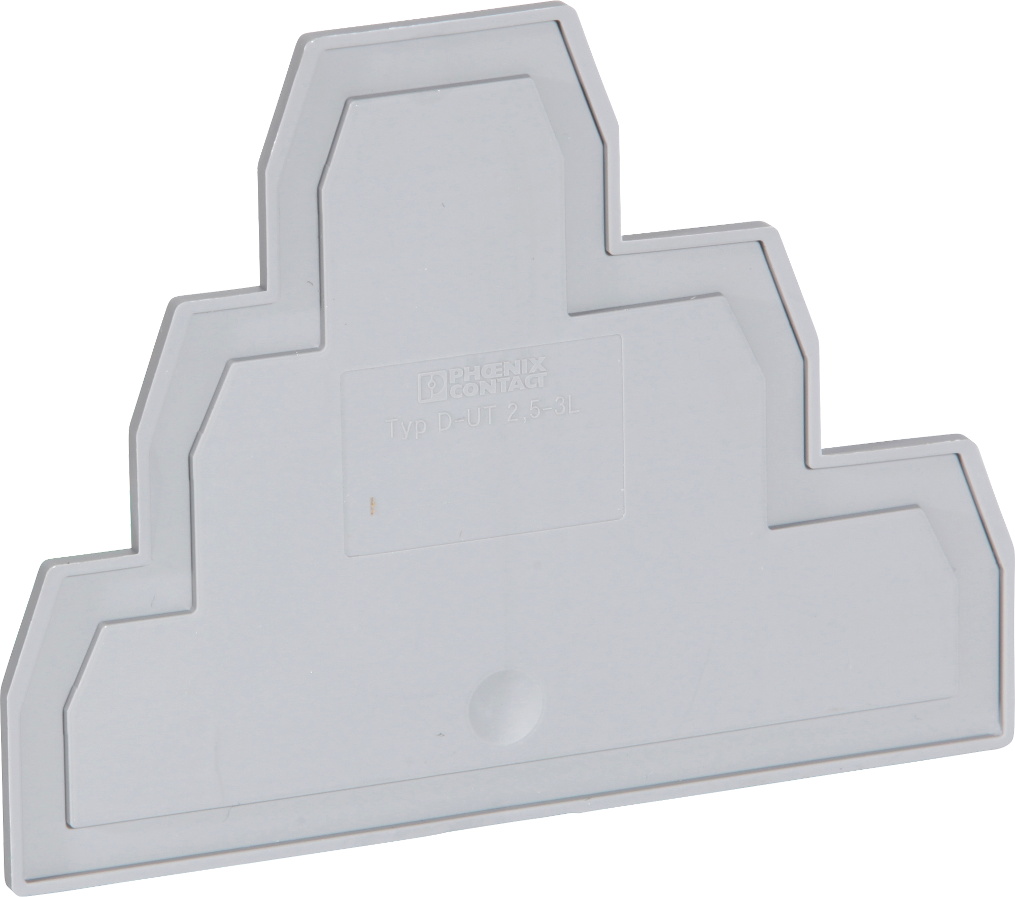 Deckel Phoenix Contact L=90mm, B=2.2mm H=69.8mm, grau
