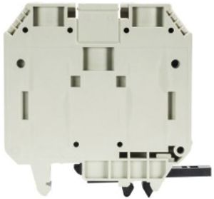 Borne de passage joignable WKN 10mm² 125A 750V 2×racc.vis 1 ét.rail TH35/G32 grc