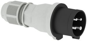 Fiche mobile CEE Bals 4P 16A 500V 7h noir IP44 nic.QC.