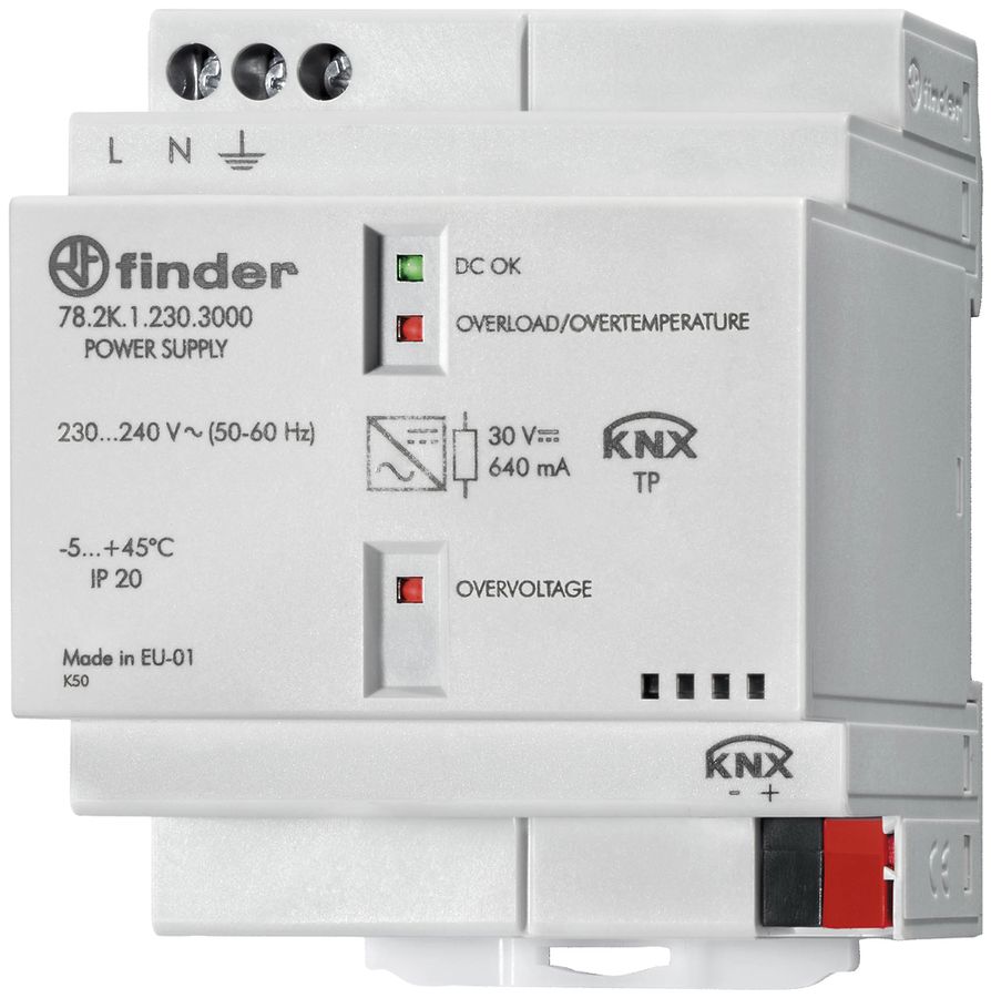 REG-KNX-Spannungsversorgung Finder, 640mA/30VDC