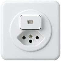 Combinazione luminosa INC basico 3/1L+tipo 13 bianco