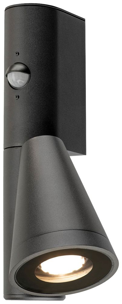 Applique SLV T-TUBE PIR GU10 1×10W IP44 VAR 283×180mm noir