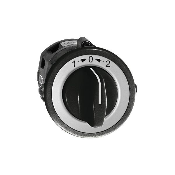 Contact pivotant ENC 1->0<-2 noir avec manette