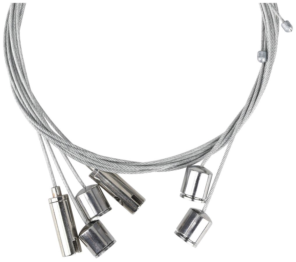 Kit de suspension à corde Eglo Salobrena acier 900mm chrome