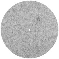 Leuchtenschirm SLV GRIP FLAT rund gerade Filz Ø500×6mm grau unifarbig