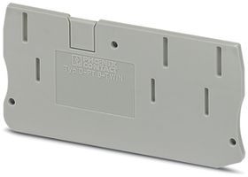 Couvercle PX L=72.4mm, l=2.2mm gris